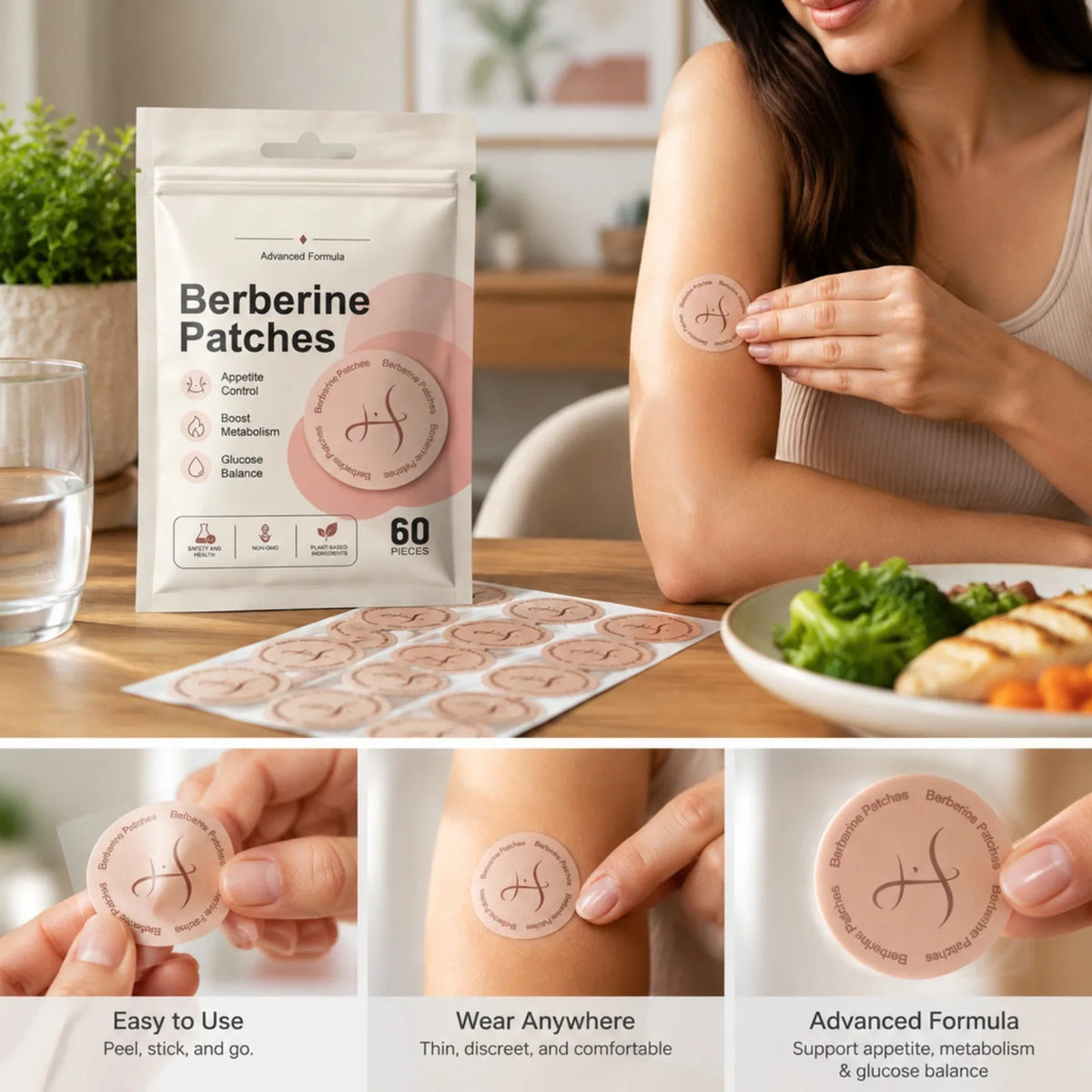 Berberine Extract Skin Pouches